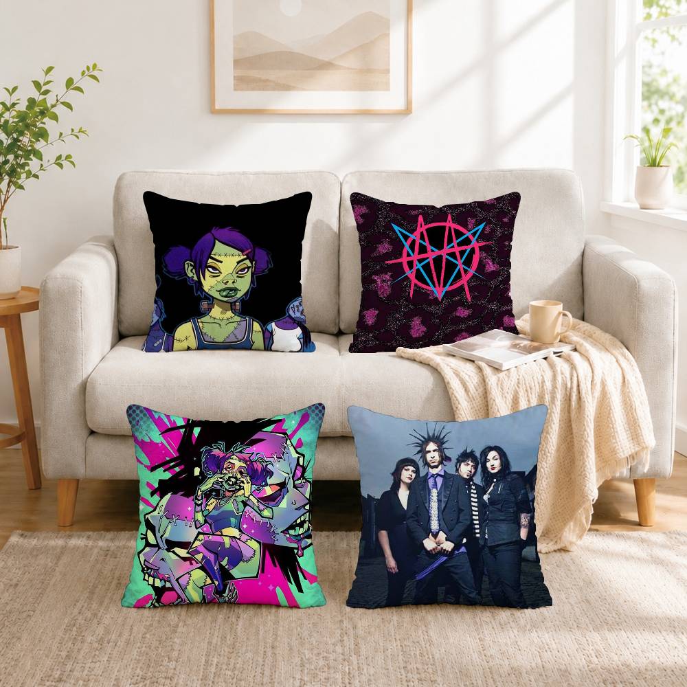 Jimmy Home Textiles - M-Mindless Self Indulgence ジミー枕カバー スクエア両面ソファクッションカバー 寝室ベッドサイド枕ギフト