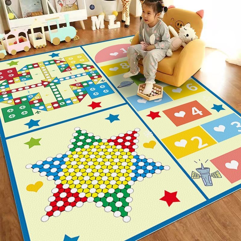 漫画子供用フロアマット都市交通ポリエステルプリントカーペット - Home Textiles City のレビューと価格