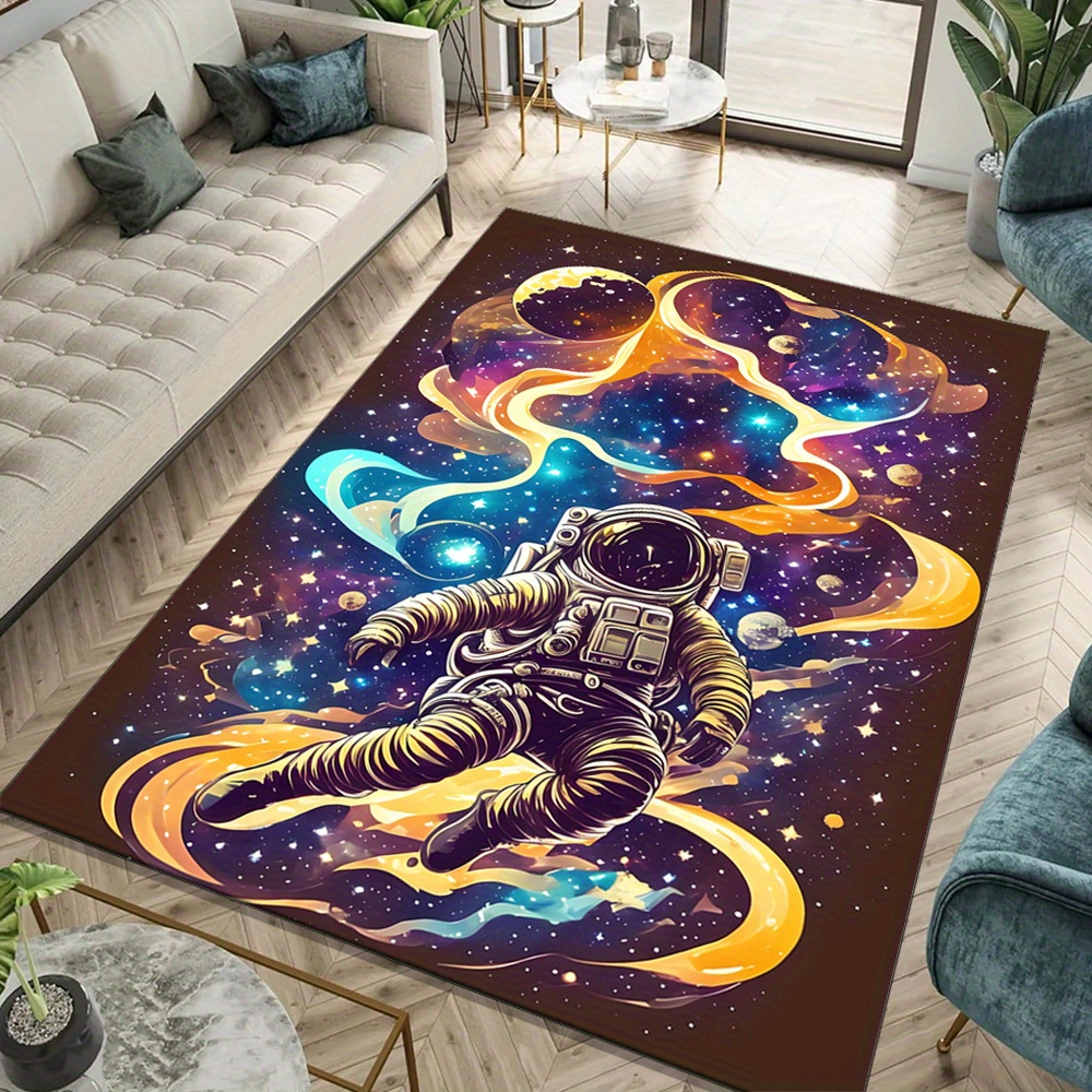 宇宙飛行士エリアラグ – ポリエステルベルベット宇宙探検家カ - Galaxy Home Textiles のレビューと価格