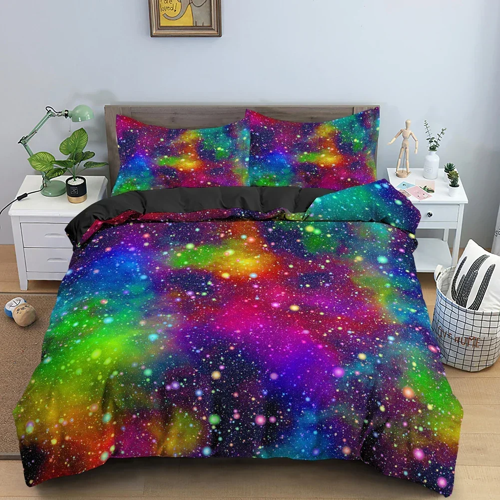 高級新 3D プリント銀河宇宙快適な布団キルトカバー枕カバー - Galaxy Home Textiles のレビューと価格