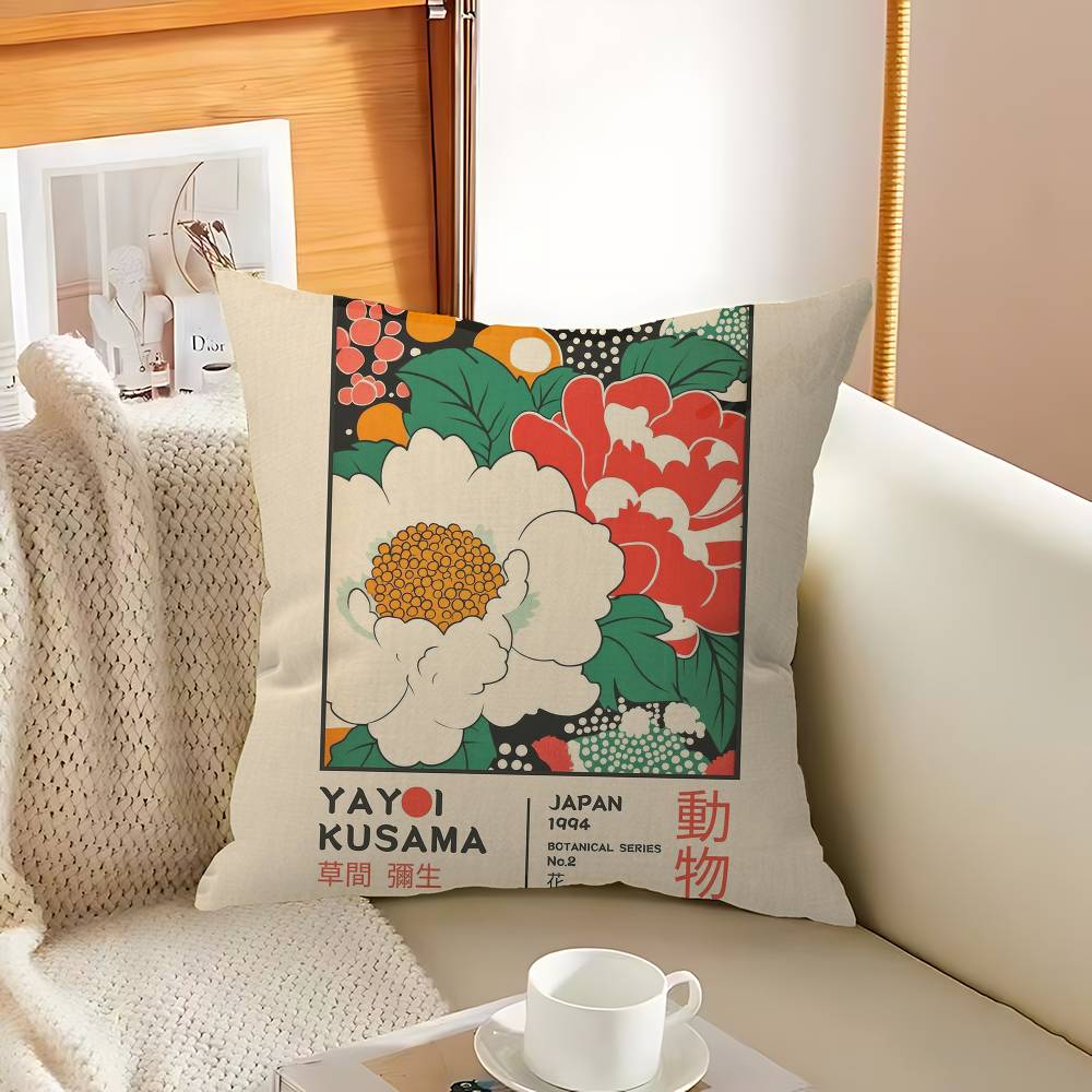 草間彌生美術展 クッションカバー 装飾枕 ソファ ホームデコ - Home Textiles Exhibition のレビューと価格