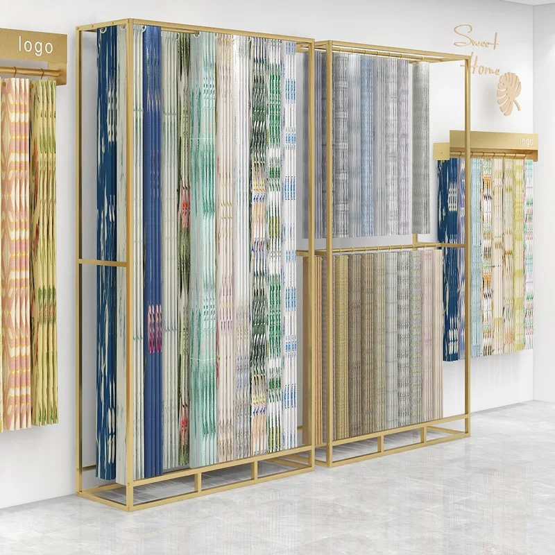 カーテンショップ大型展示ラック、高級展示ホール、展示用ホーム - Home Textiles Exhibition のレビューと価格