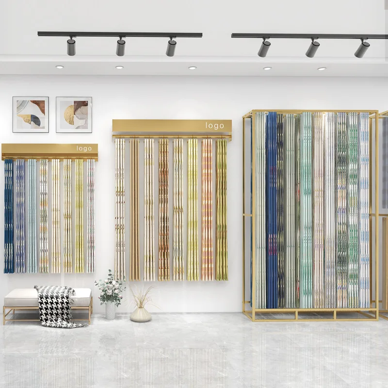 カーテンショップ大型展示ラック、高級展示ホール、展示用ホーム - Home Textiles Exhibition のレビューと価格