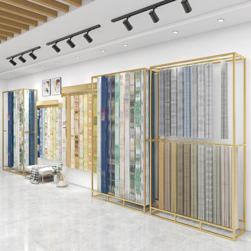 カーテンショップ大型展示ラック、高級展示ホール、展示用ホーム - Home Textiles Exhibition のレビューと価格