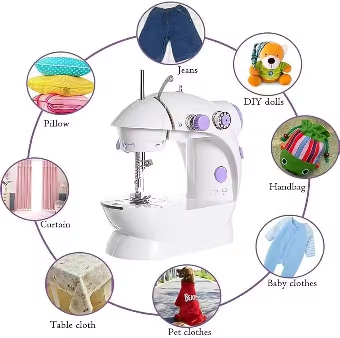 ミニ電動家庭用ミシン工場価格工業用ロックステッチウィッグ革用 - Home Textile Industry のレビューと価格